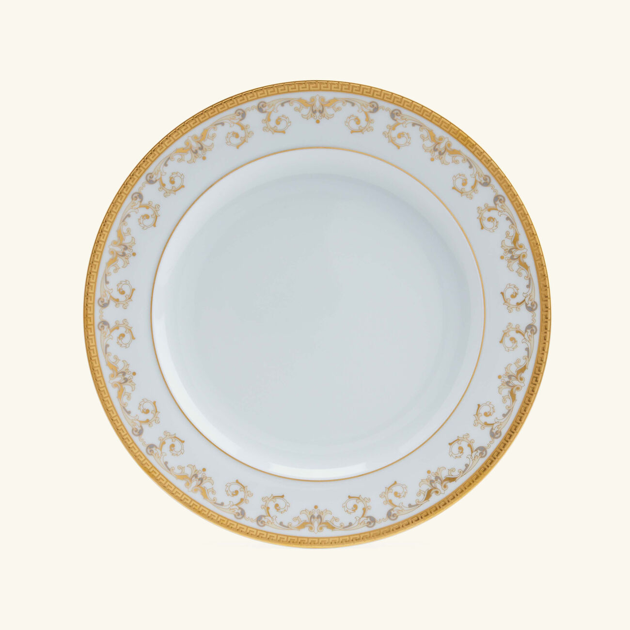 versace medusa gala dinner plate round gold 27cm
