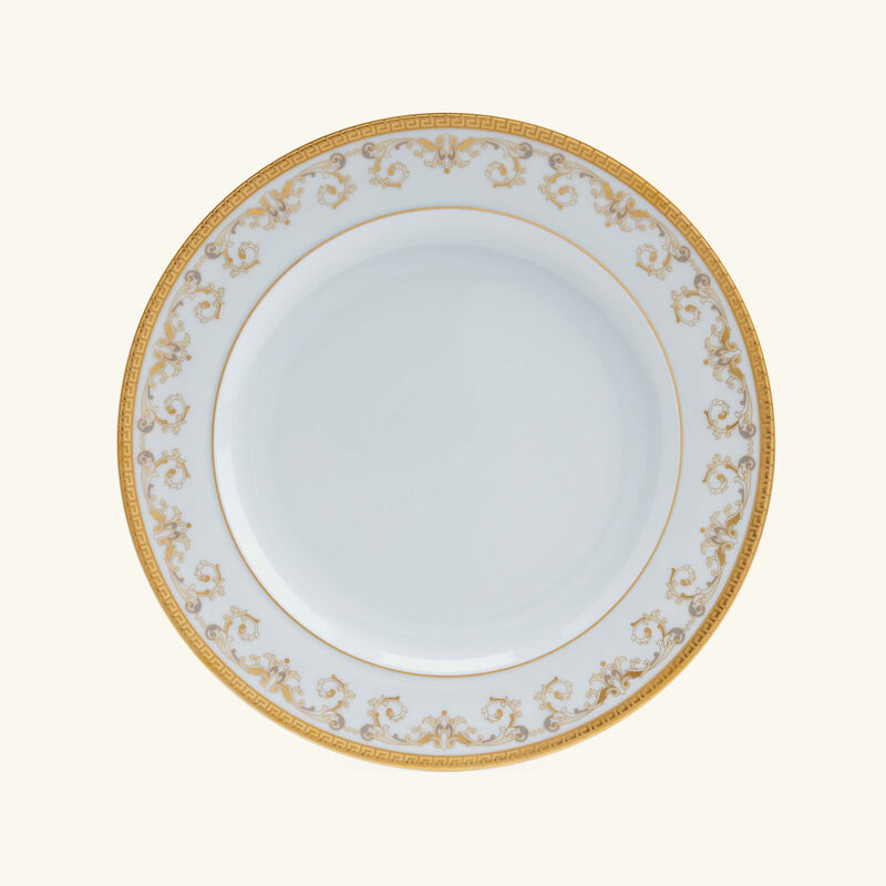 versace medusa gala dinner plate round gold 27cm