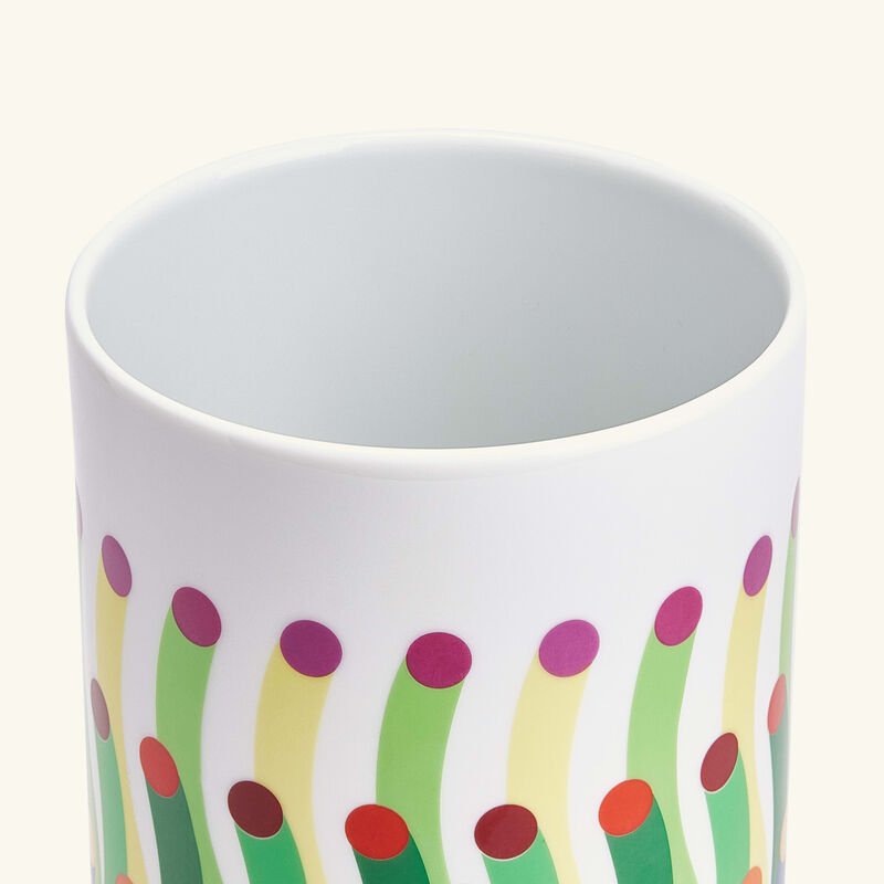 Surface Colorée Tube Vase Small Red Limited Edition bernardaud surface color e tube vase small red limited edition