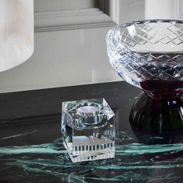 reflections copenhagen ophelia tea light holder clear