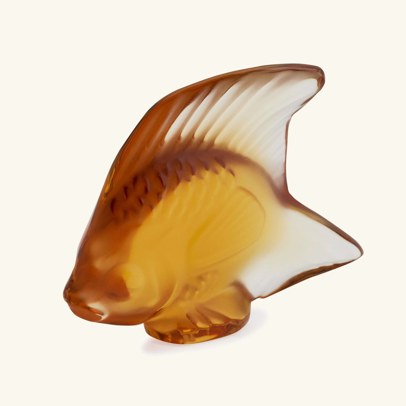 Fish Figurine Mini Amber lalique fish figurine mini amber