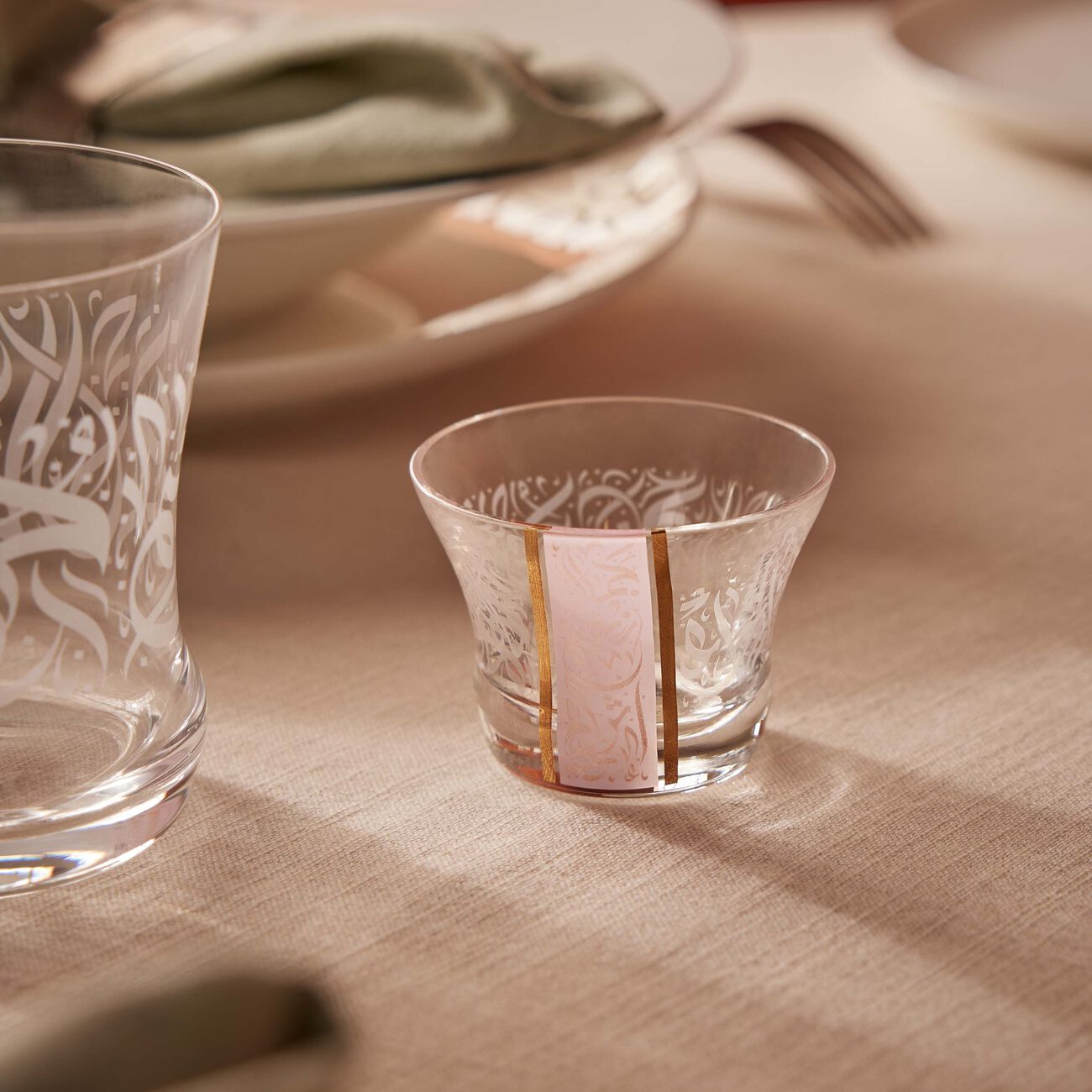 dimlaj nagham arabic coffee cup pink set of 6