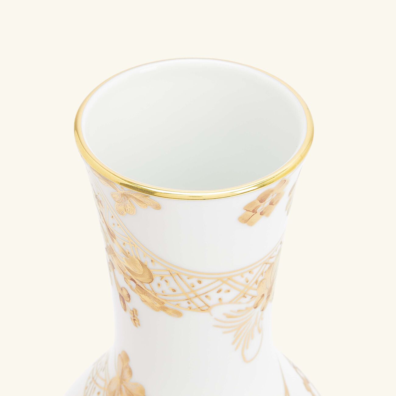 مزهرية أوريينتي إيتاليانو توليب صغيرة بنقوش ذهبية جينوري 1735 مزهرية أوريينتي إيتاليانو توليب صغيرة بنقوش ذهبية