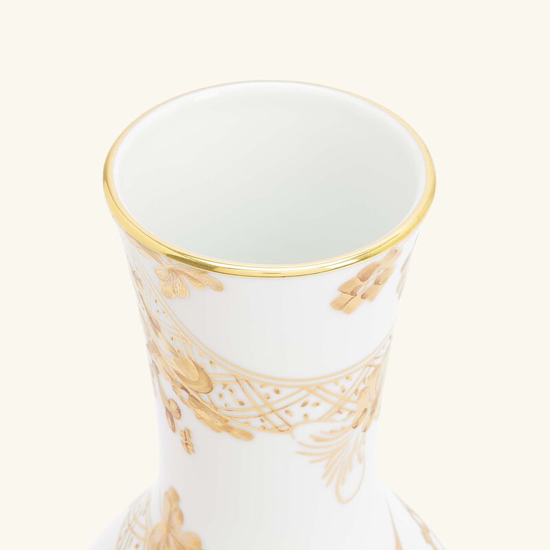 مزهرية أوريينتي إيتاليانو توليب صغيرة بنقوش ذهبية جينوري 1735 مزهرية أوريينتي إيتاليانو توليب صغيرة بنقوش ذهبية