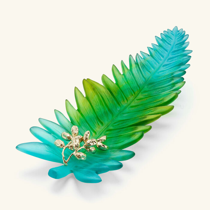 Palm Beach Centerpiece Blue Limited Edition daum palm beach centerpiece blue limited edition