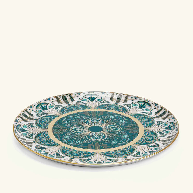 هافيلاند طبق تقديم التارتات ريف دو نيل دائري أخضر 31 سم