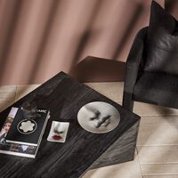 fornasetti bacio ashtray rectangular small black