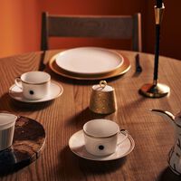 bernardaud tea cup   saucer white set of 2