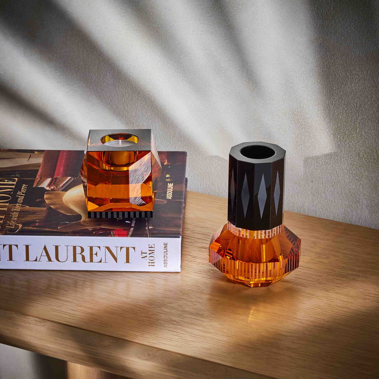 Ophelia Tea Light Holder Amber reflections copenhagen ophelia tea light holder amber