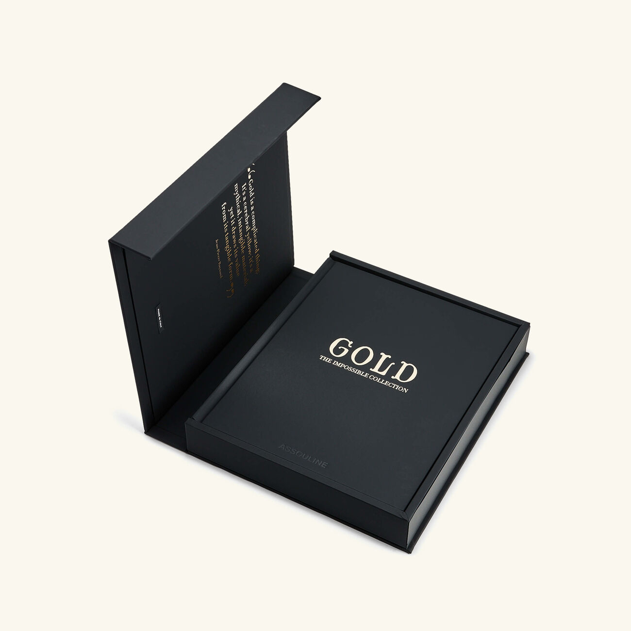 assouline gold the impossible collection book 47x39cm