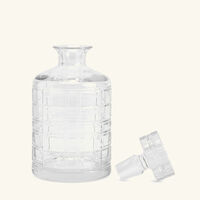 ralph lauren home hudson plaid decanter clear