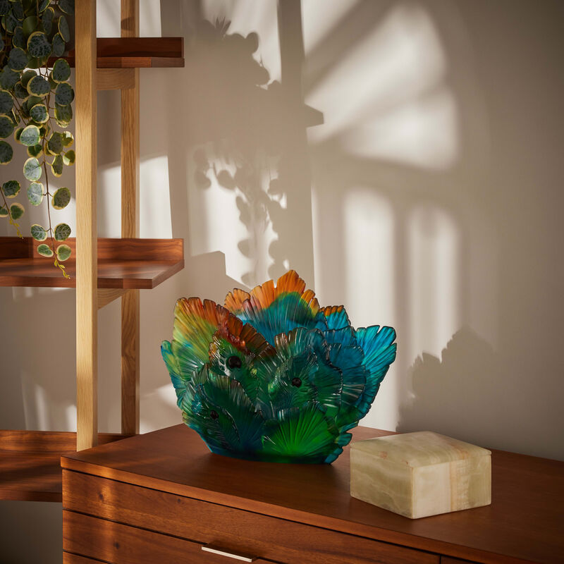 دوم مزهرية فلور دو باون متوسطة خضراء