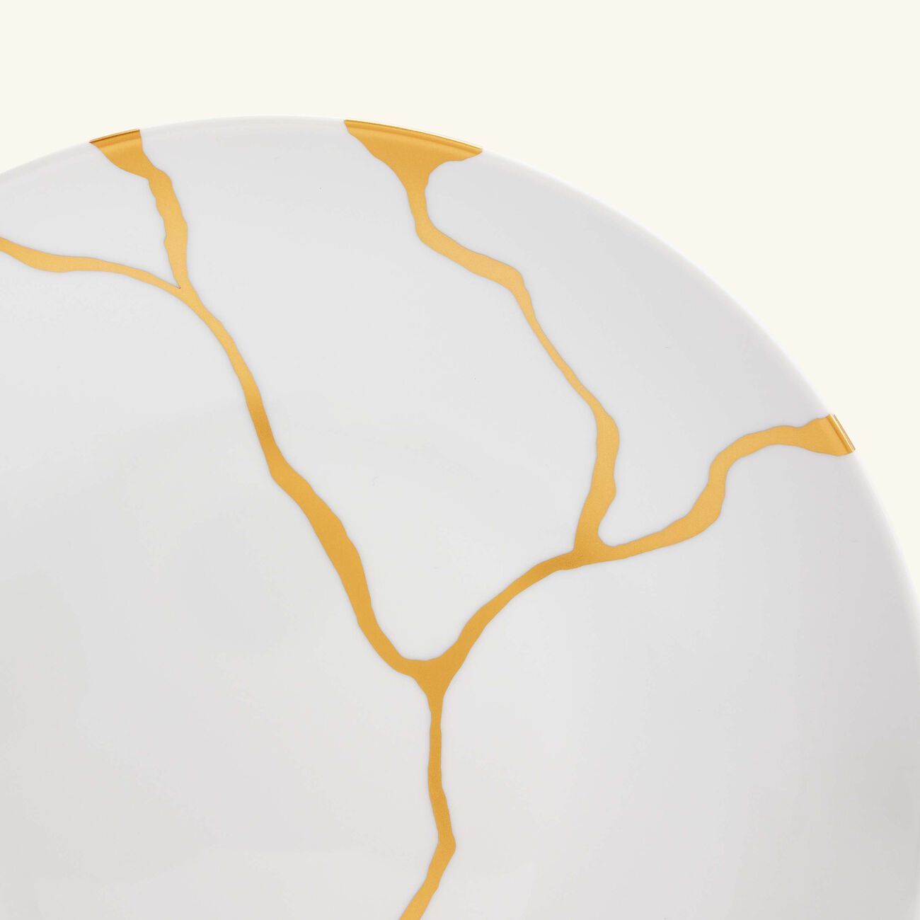 bernardaud kintsugi serving bowl white 29cm