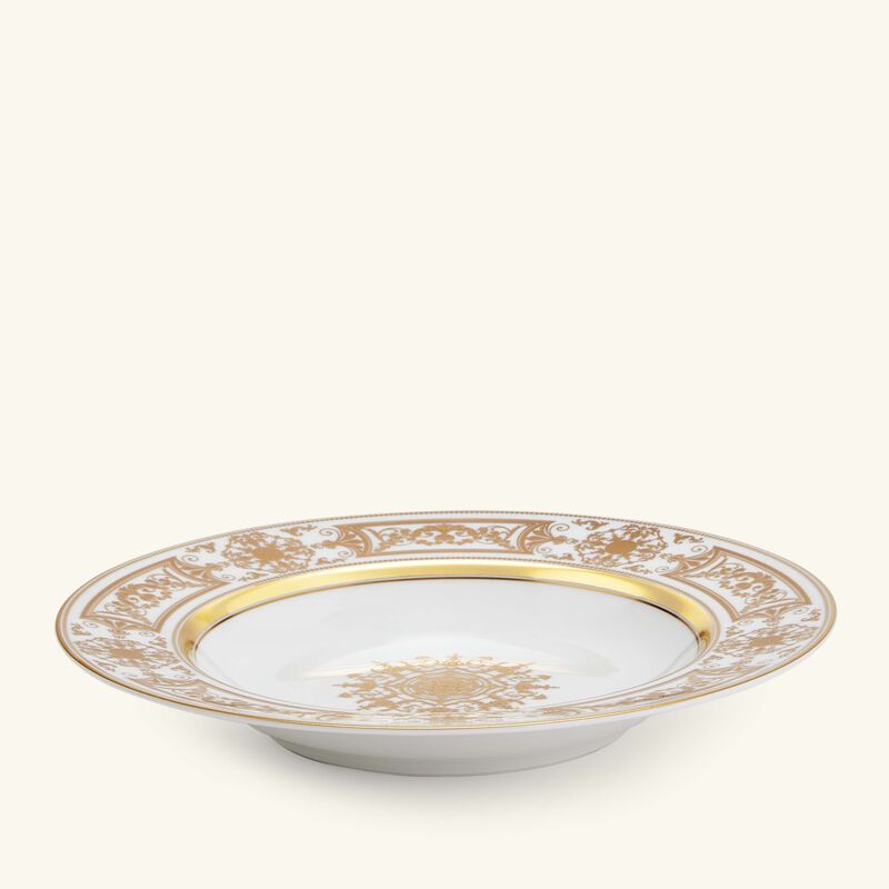 Aux Rois Soup Plate Round Gold 22cm bernardaud aux rois soup plate round gold 22cm