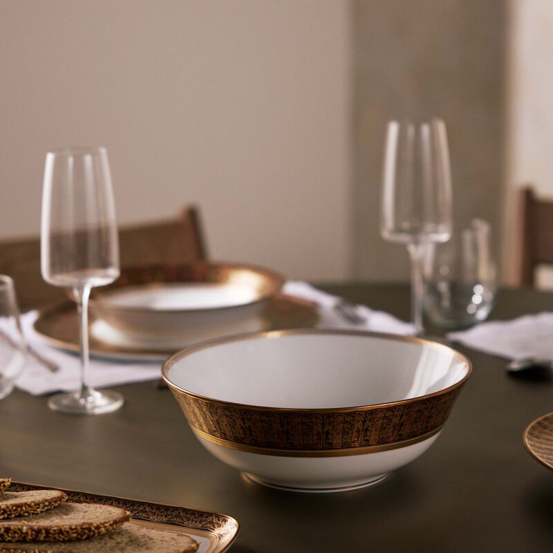 Eventail Salad Bowl Gold 25cm bernardaud eventail salad bowl gold 25cm