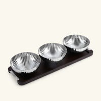 georg jensen bernadotte serving bowl set brown