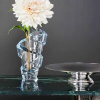 baccarat spirale vase medium clear