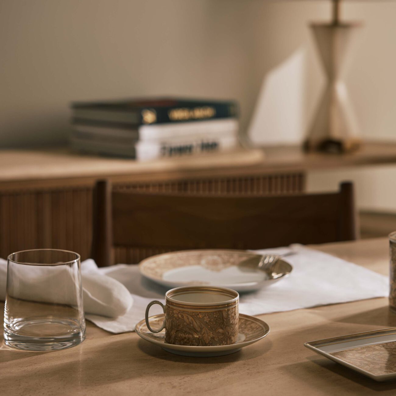 versace barocco beige tea cup   saucer