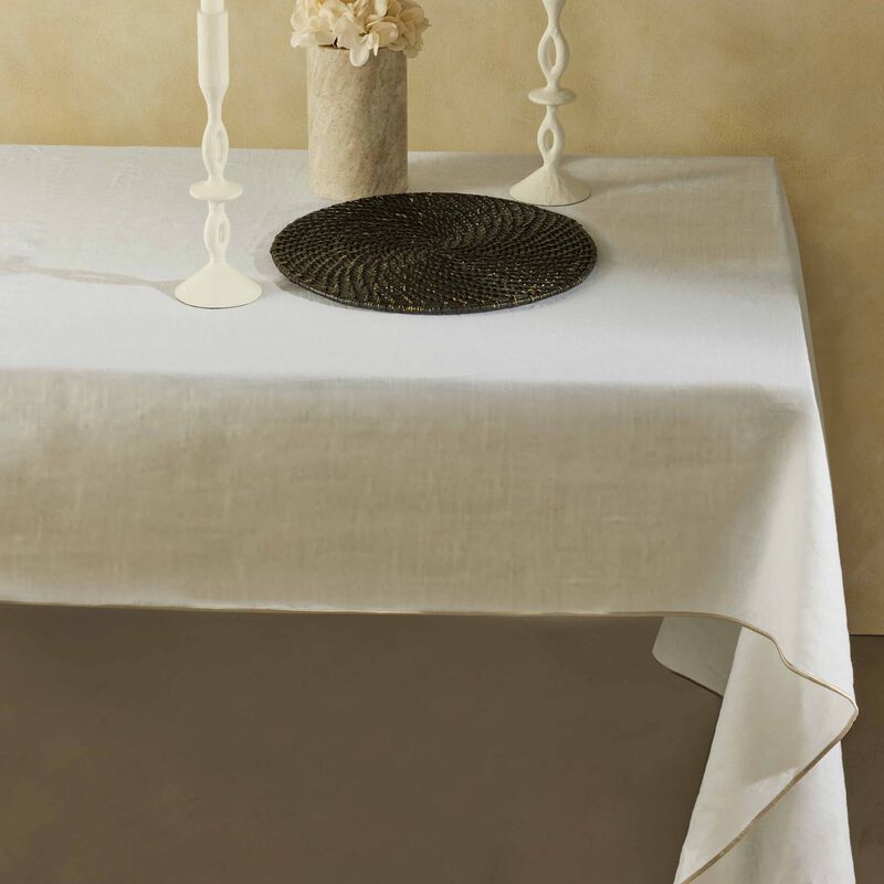 catherine denoual boho table cloth silver