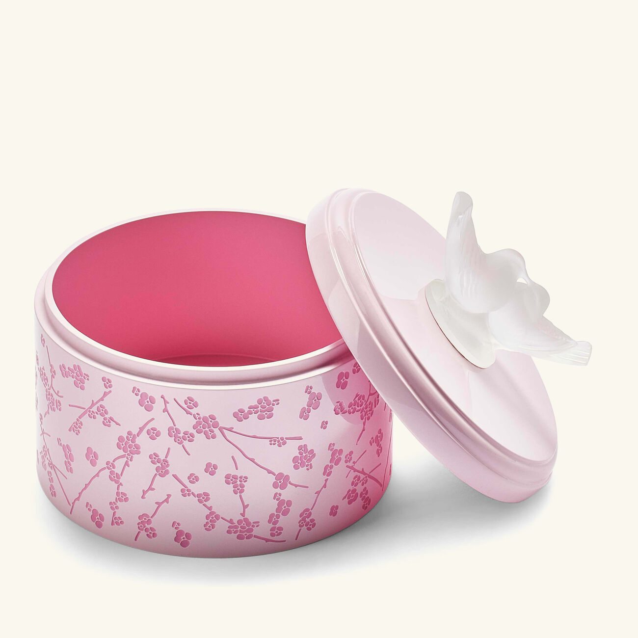 lalique fleurs de cerisier box medium pink