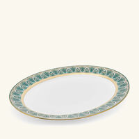 haviland r ves du nil serving platter oval green 40cm