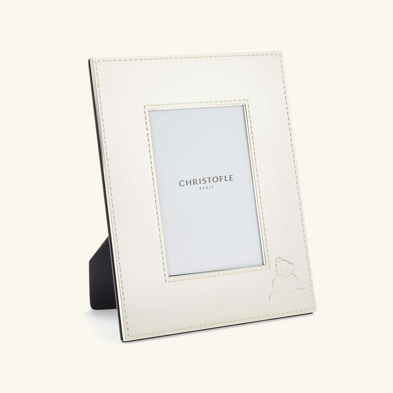 christofle charly bear picture frame silver plated 10x15cm