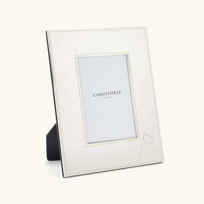 christofle charly bear picture frame silver plated 10x15cm