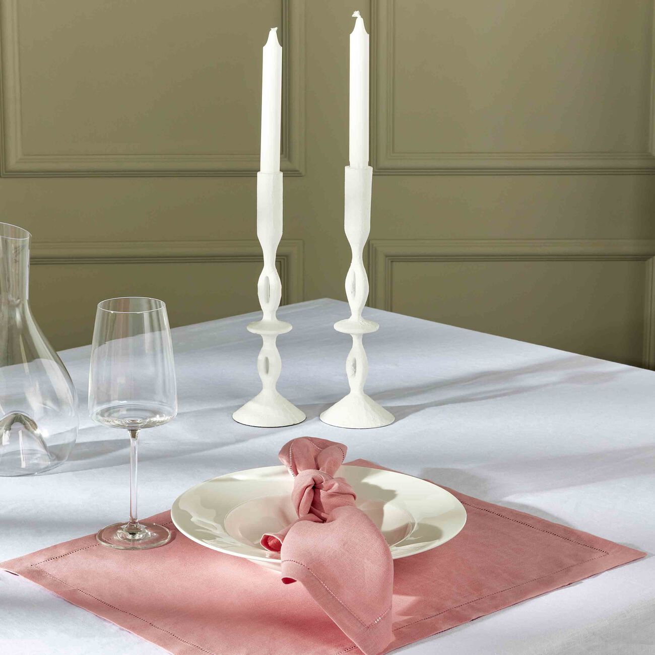 Feliz Placemat Pink Set Of 6 catherine denoual feliz placemat pink set of 6