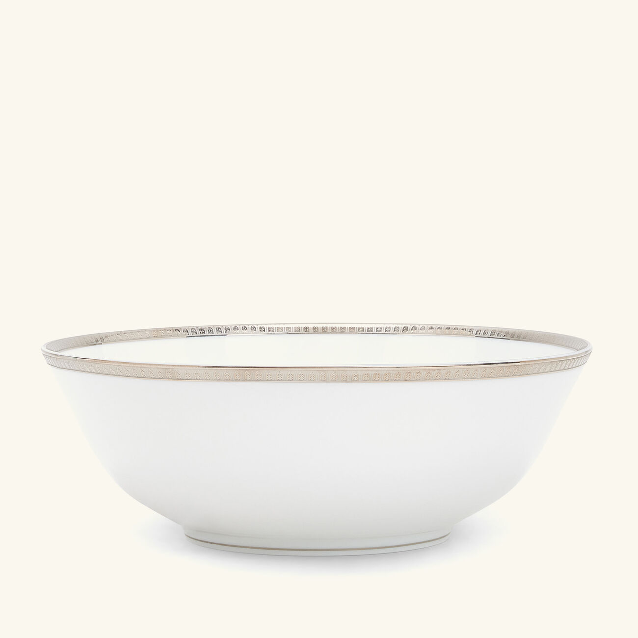 كريستوفل طبق السلطة مالميزون باللون الفضي 25 سم