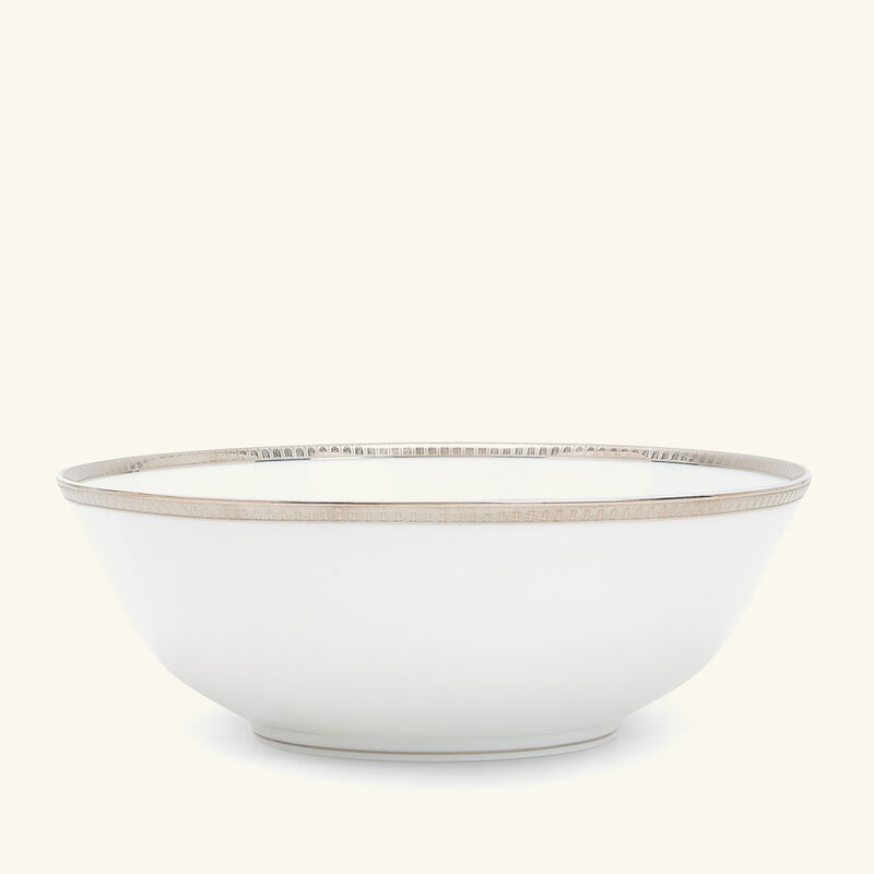 كريستوفل طبق السلطة مالميزون باللون الفضي 25 سم