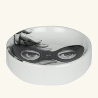 fornasetti tema e variazioni no 371 ashtray round small black