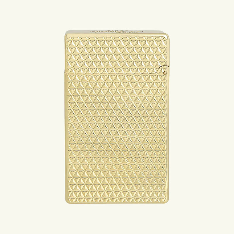 Initial Diamond Head Lighter Gold st dupont initial diamond head lighter gold