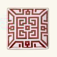 ginori 1735 labirinto bowl red