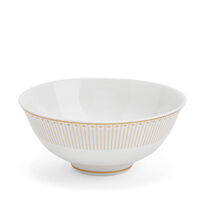 Malmaison Impériale Porcelain Chinese Rice Bowl Gold Finish, small