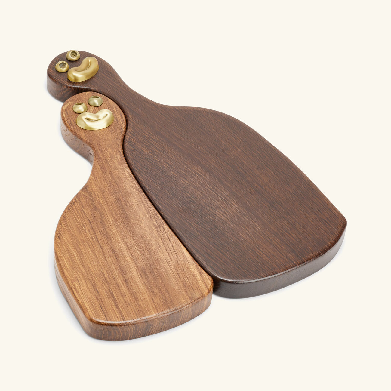 l objet haas serving platter brown set of 2