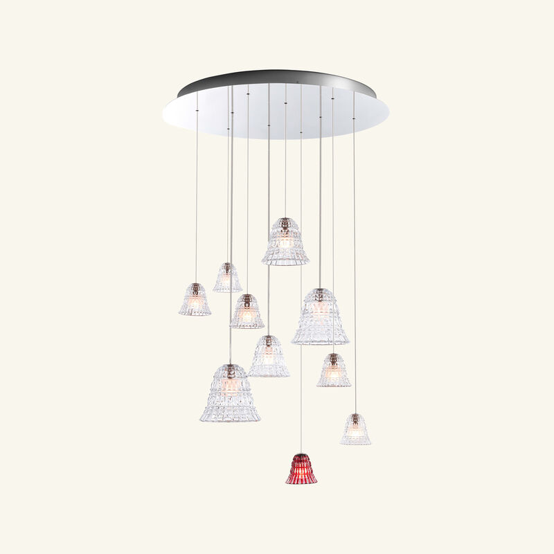 باكارا ثريا نيو آنتيك الشفافة   بالحجم الكبير