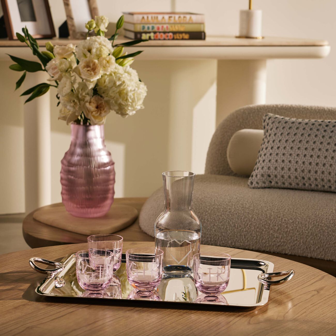 ABC Girl Drinking Glass Pink ruckl abc girl drinking glass pink