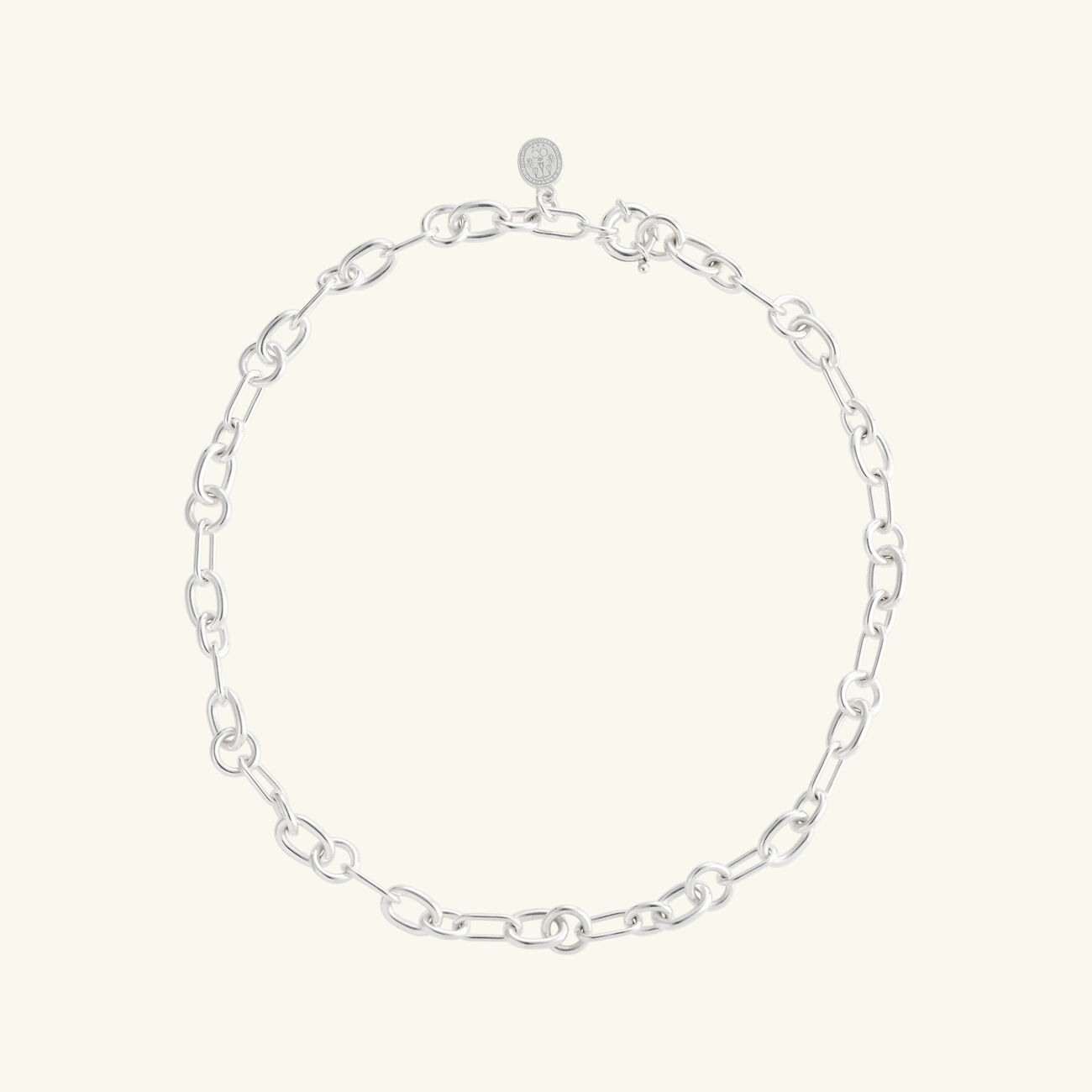 Chri-Chri Chain Necklace Sterling Silver Size 1 christofle chri chri chain necklace sterling silver size 1
