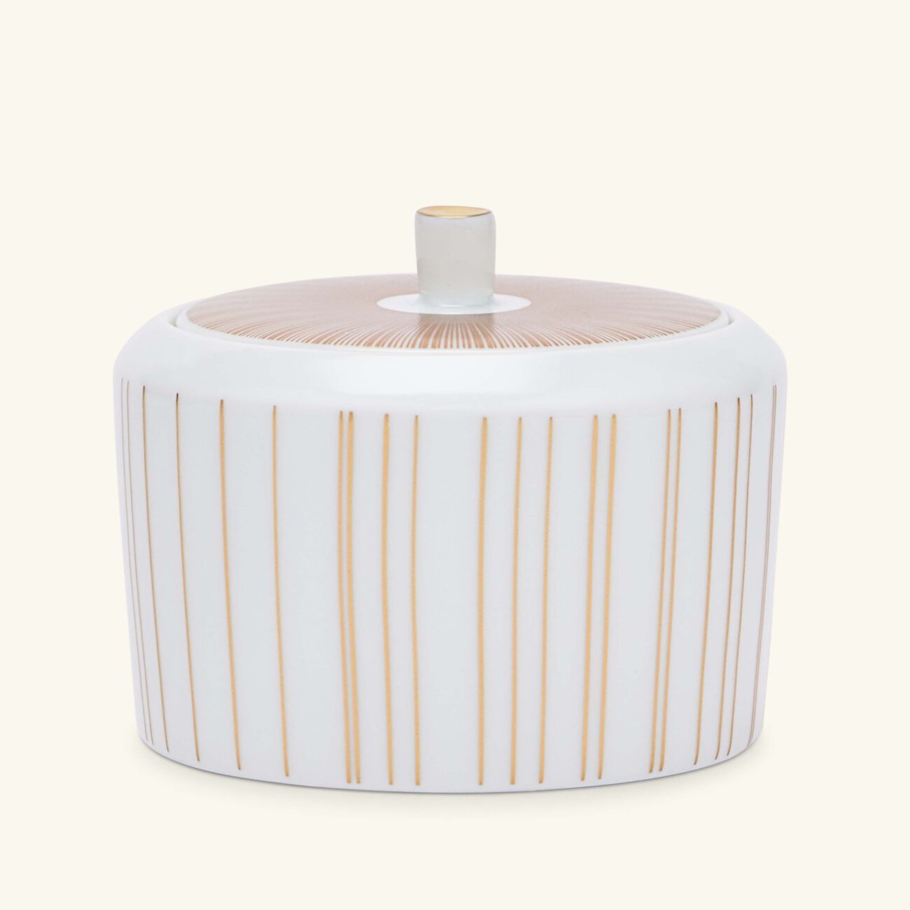 bernardaud sol sugar bowl gold