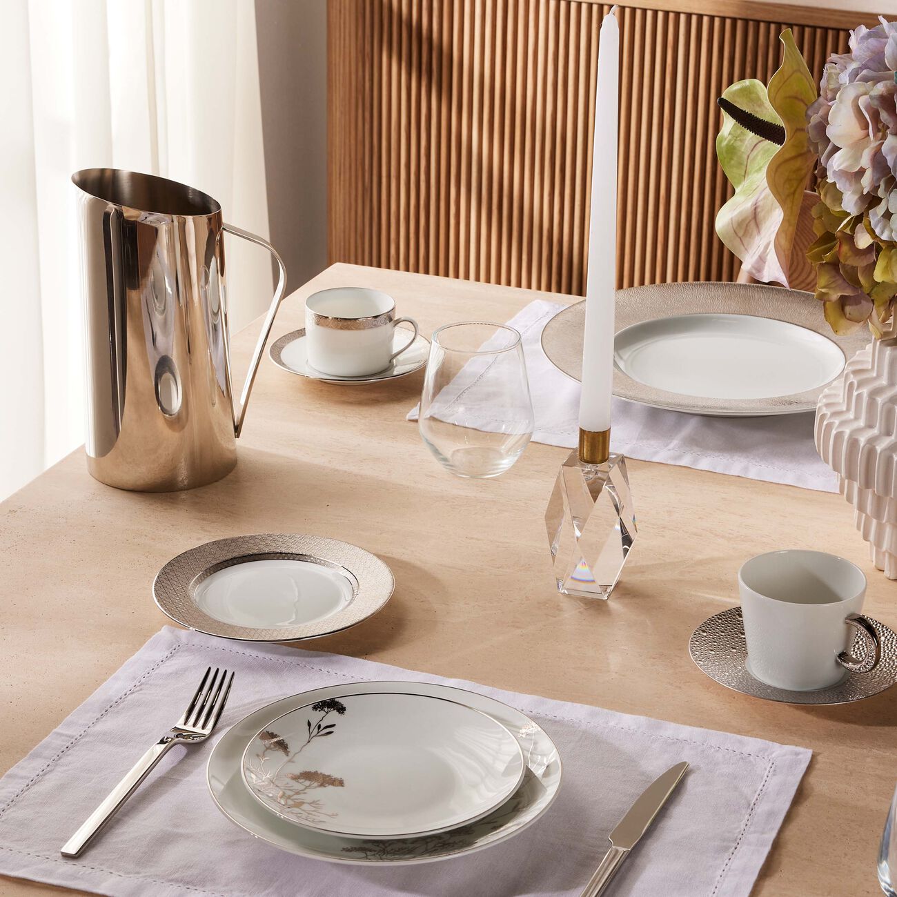 Divine Bread & Butter Plate Round Silver 16cm bernardaud divine bread butter plate round silver 16cm
