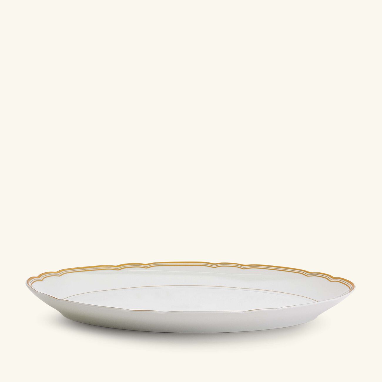 Pompadour Serving Platter Oval Gold 33cm bernardaud pompadour serving platter oval gold 33cm