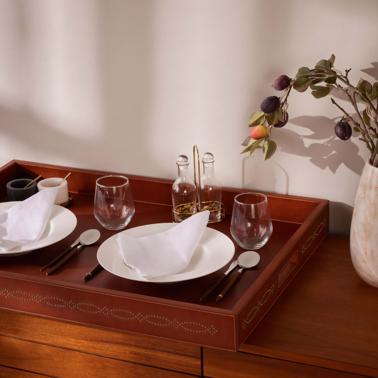 رالف لورين هوم صينية بروملي مستطيلة كبيرة