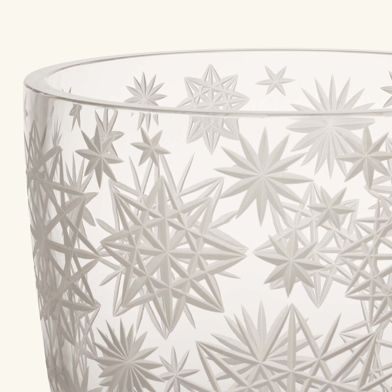 روكل وعاء كراكاتيت من الكريستال الشفاف   31 سم