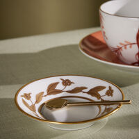 ginori 1735 voli re espresso saucer gold