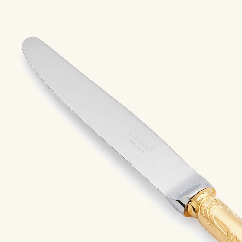 christofle marly dessert knife gold