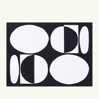 jonathan adler vallauris placemat black set of 4