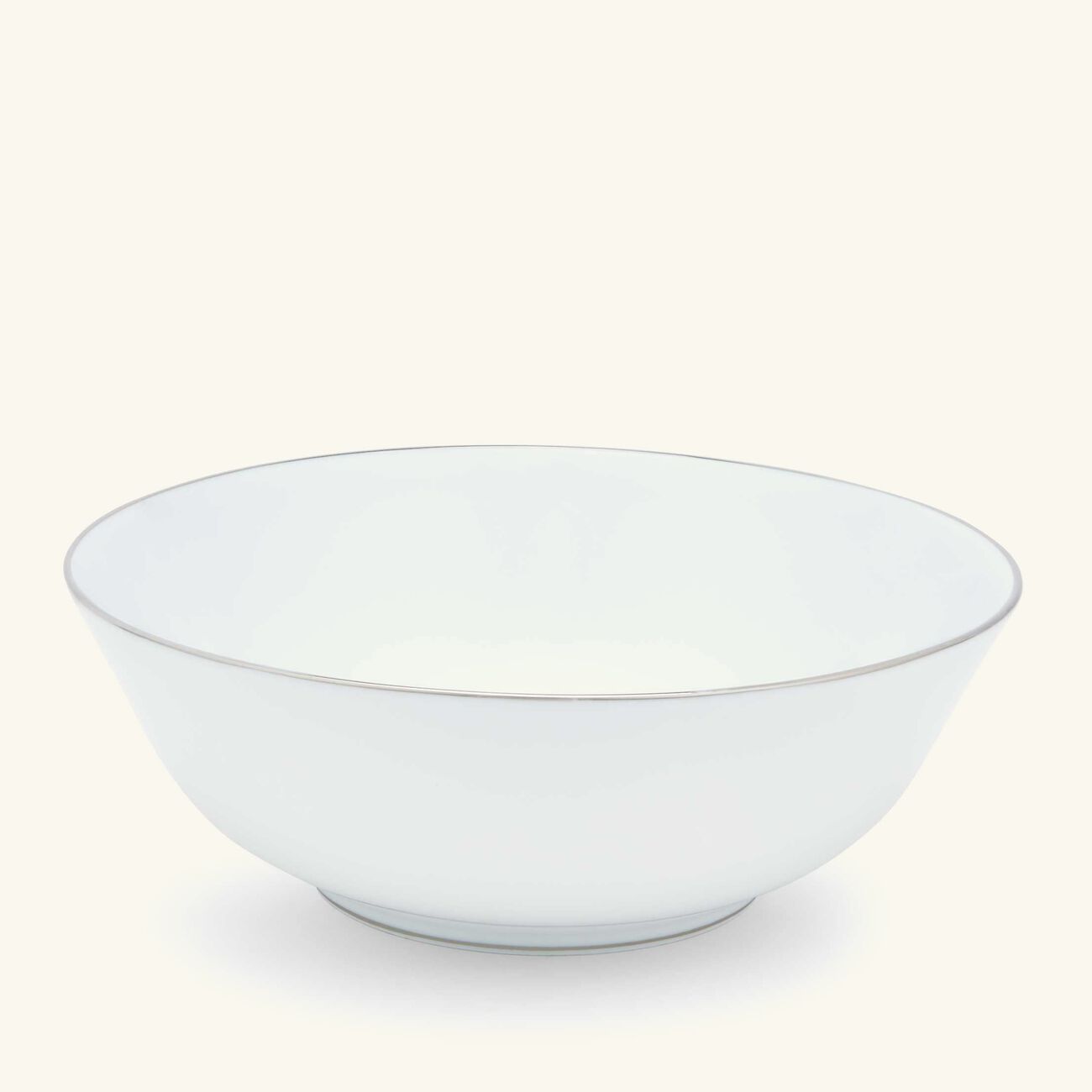 كريستوفل طبق السلطة آلبي باللون الفضي 25 سم