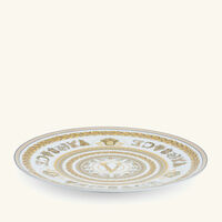versace virtus gala charger plate round white 33cm