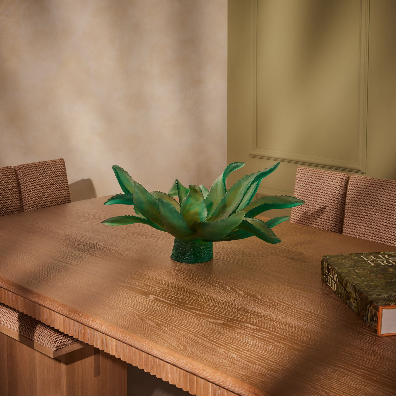 daum cactus centrepiece green limited edition