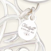 Mavelot LP Key Chain Sterling Silver christofle mavelot lp key chain sterling silver